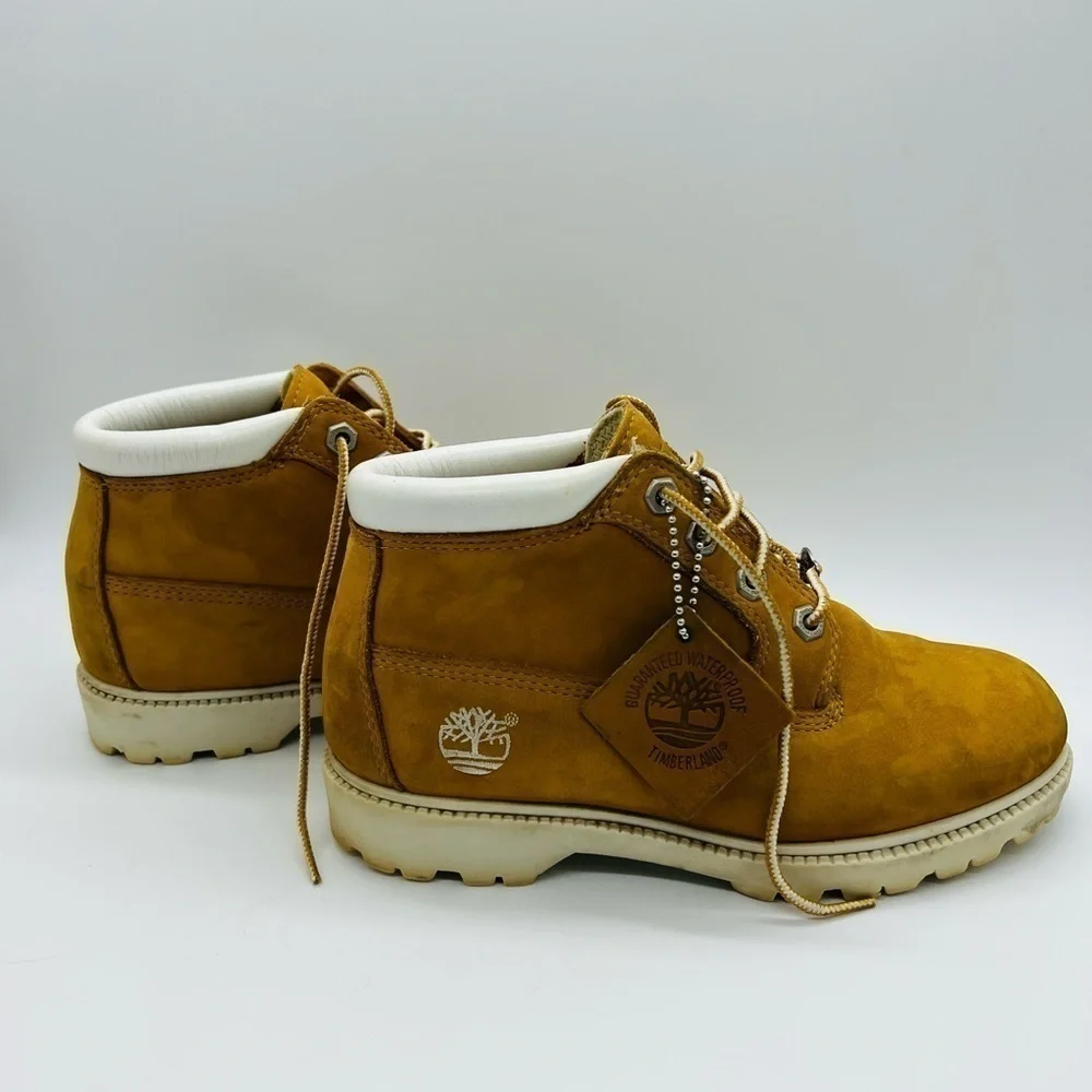TIMBERLAND BOYS TAN WATERPROOF BOOTS SIZE 6.5